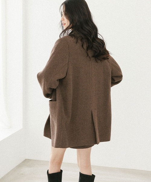 ジャケット・アウター Heather Winter big jacket Winter Big Jacket 144344（テーラードジャケット）｜Heather