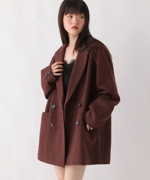 【季節を繋ぐあたたかミドルアウター】Winter Big Jacket セール】【季節を繋ぐあたたかミドルアウター】Winter Big Jacket