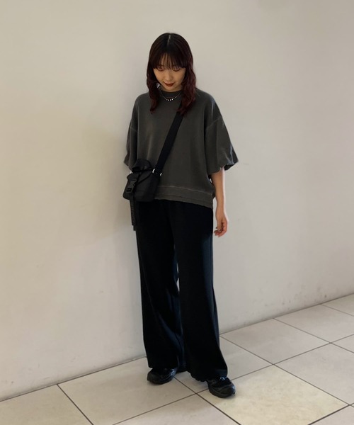 GANNI（ガニー）の「GANNI　Recycled Tech MiniSatchel（ショルダーバッグ・レディース・ブラック・-）」の5枚目の写真