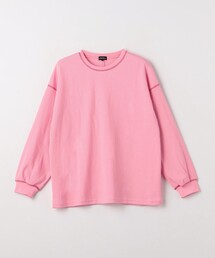 green label relaxing | TJ ハニカム 配色ステッチ ロングスリーブ / キッズ 140cm-160cm(Tシャツ/カットソー)