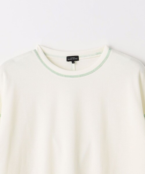 green label relaxing(グリーンレーベルリラクシング)の「TJ ハニカム 配色ステッチ ロングスリーブ / キッズ 140cm-160cm(Tシャツ/カットソー・キッズ・オフホワイト/ライトブルー/ライトピンク/ブラック/ケリーグリーン・160cm/150cm/140cm)」の16枚目の写真