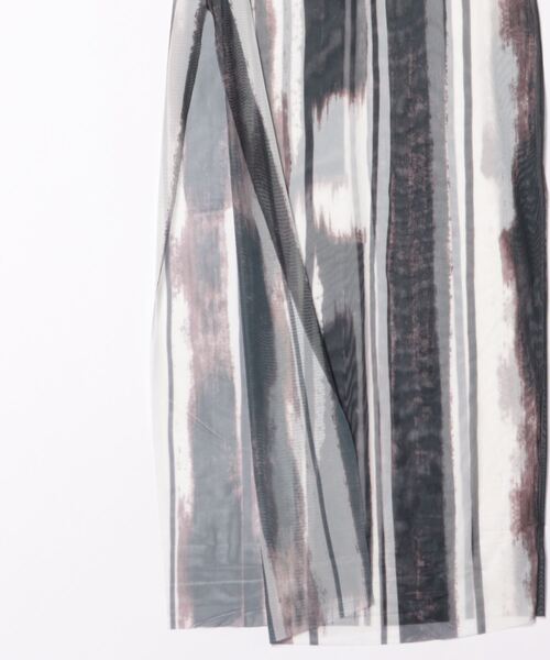 Uenui（ウニュイ）の「マーブル シアー ワンピース 総柄（ワンピース・レディース・ブラウン/グレー・FREE）」の17枚目の写真