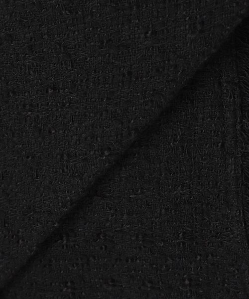 セール】【NOBLE×L'AUBE BLANC】ツイードフリンジワンピース