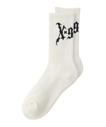 X-girl | GOTHIC LOGO RIB SOCKS(ソックス/靴下)