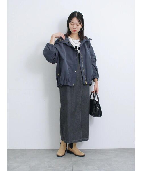 Samansa Mos2 blue（サマンサモスモスブルー）の「【ふっくらクッション】インヒールサイドゴアブーツ（ブーツ・レディース・ブラック/ベージュ・M/L）」の17枚目の写真