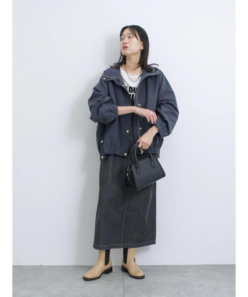 Samansa Mos2 blue（サマンサモスモスブルー）の「【ふっくらクッション】インヒールサイドゴアブーツ（ブーツ・レディース・ブラック/ベージュ・M/L）」の20枚目の写真