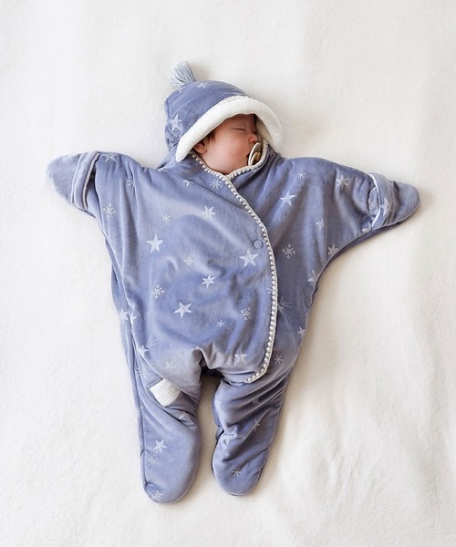 mocmof（モクモフ）の「お星様 おくるみ （ プレミアム ）（おくるみ・キッズ・ピンク/グレー/ベージュ/ホワイト系その他6/アイボリー/ブルー・M size/S size）」の9枚目の写真