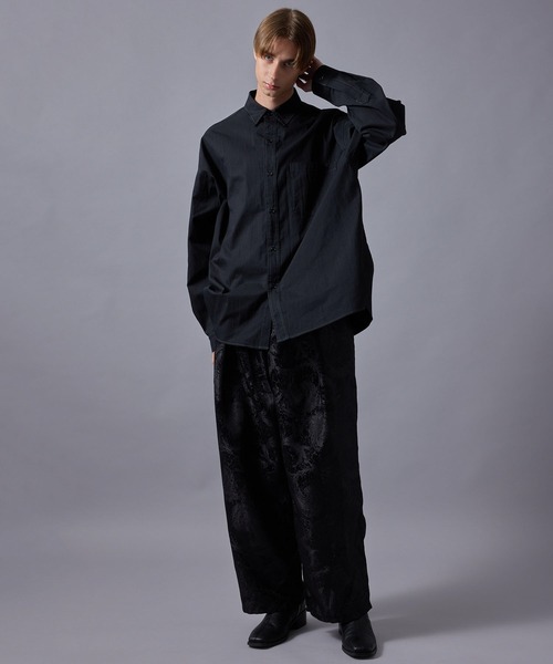 JUNRED(ジュンレッド)の「フィルムルーズレギュラーカラーシャツ(シャツ/ブラウス・メンズ・チャコールグレー/ブラック/ベージュ系その他・S/M/L)」の19枚目の写真