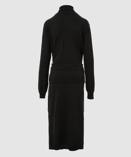 LEMAIRE（ルメール）の「TROMPE L'OEIL DRESS（ワンピース・レディース・ブラック・XS/XXS）」の2枚目の写真