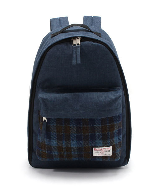 HARRIS TWEED(ハリスツイード)の「【Ciaopanic】Harris Tweed (ハリスツイード)BACKPACK(バックパック/リュック・メンズ・ブラック/グレー/ネイビー・FREE)」の3枚目の写真