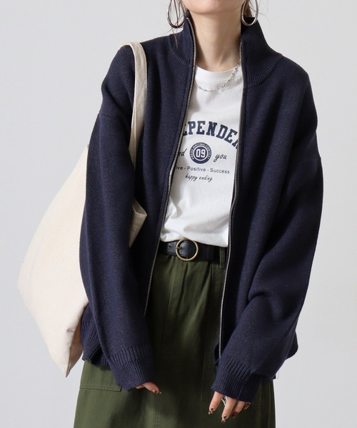 many men many mind(メニーメンメニーマインド)の「MANYMENMANYMINDS ウォッシャブルドライバーズニット(ニット/セーター・メンズ・ネイビー/ブラック/アイボリー/グレー/ブラウン・L/M/XL)」の5枚目の写真