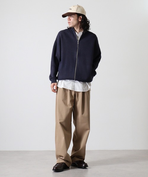 many men many mind(メニーメンメニーマインド)の「MANYMENMANYMINDS ウォッシャブルドライバーズニット(ニット/セーター・メンズ・ネイビー/ブラック/アイボリー/グレー/ブラウン・L/M/XL)」の22枚目の写真