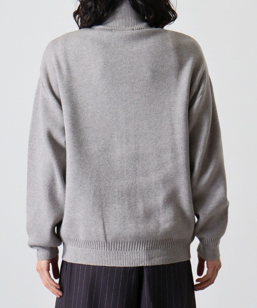 many men many mind(メニーメンメニーマインド)の「MANYMENMANYMINDS ウォッシャブルドライバーズニット(ニット/セーター・メンズ・ネイビー/ブラック/アイボリー/グレー/ブラウン・L/M/XL)」の8枚目の写真