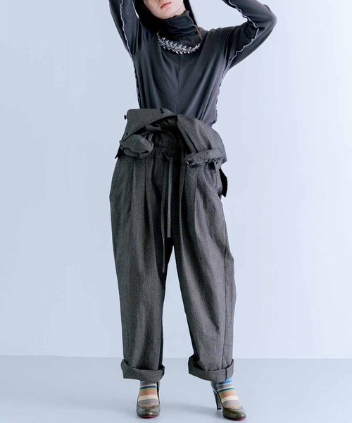 MEDE19F(メデジュウキュウ)の「MEDE19F 吸湿発熱コットントップス(その他トップス・レディース・オフホワイト/ブラック/チャコールグレー・X-LARGE/XX-LARGE)」の5枚目の写真