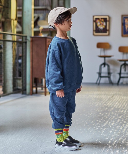BIG FIELD（ビッグフィールド）の「キルトパンツ【セットアップ可能】（その他パンツ・キッズ・チャコール/オレンジ/ラベンダー/オフホワイト/ブルー・80/90/95/100/110/120/130/140/150）」の19枚目の写真