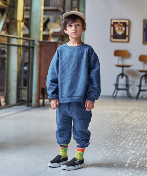 BIG FIELD（ビッグフィールド）の「キルトパンツ【セットアップ可能】（その他パンツ・キッズ・チャコール/オレンジ/ラベンダー/オフホワイト/ブルー・80/90/95/100/110/120/130/140/150）」の20枚目の写真