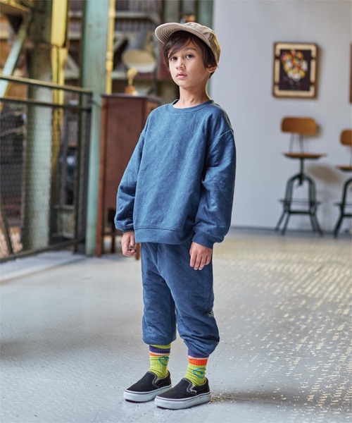 BIG FIELD（ビッグフィールド）の「キルトパンツ【セットアップ可能】（その他パンツ・キッズ・チャコール/オレンジ/ラベンダー/オフホワイト/ブルー・80/90/95/100/110/120/130/140/150）」の22枚目の写真