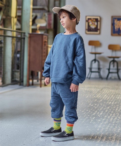BIG FIELD（ビッグフィールド）の「キルトパンツ【セットアップ可能】（その他パンツ・キッズ・チャコール/オレンジ/ラベンダー/オフホワイト/ブルー・80/90/95/100/110/120/130/140/150）」の21枚目の写真