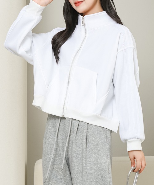 美品✨アクリス レースノーカラージャケット裏地シルク100% ダブルジップ 美品✨アクリス レースノーカラージャケット裏地シルク100