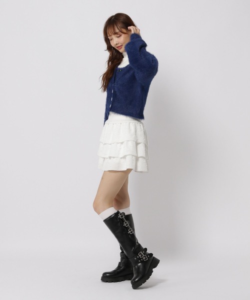 3.3 Field Trip （3.3フィールドトリップ）の「3.3 Field Trip／バラフェザーカーディガンSET（カーディガン/ボレロ・レディース・ネイビー/アイボリー・FREE）」の11枚目の写真