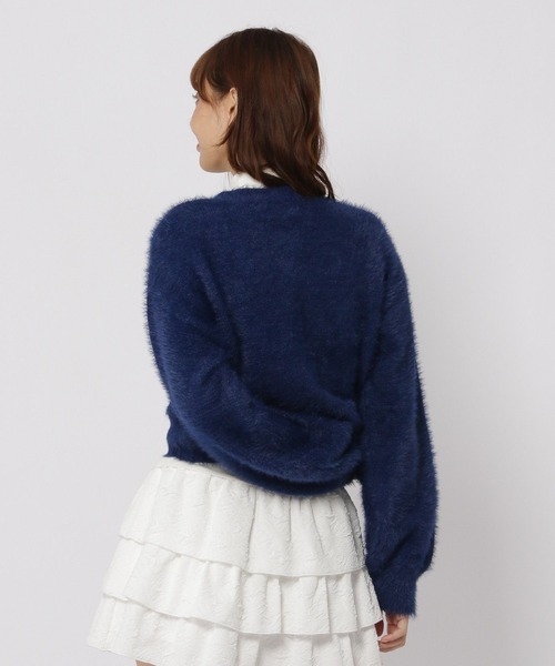 3.3 Field Trip （3.3フィールドトリップ）の「3.3 Field Trip／バラフェザーカーディガンSET（カーディガン/ボレロ・レディース・ネイビー/アイボリー・FREE）」の15枚目の写真