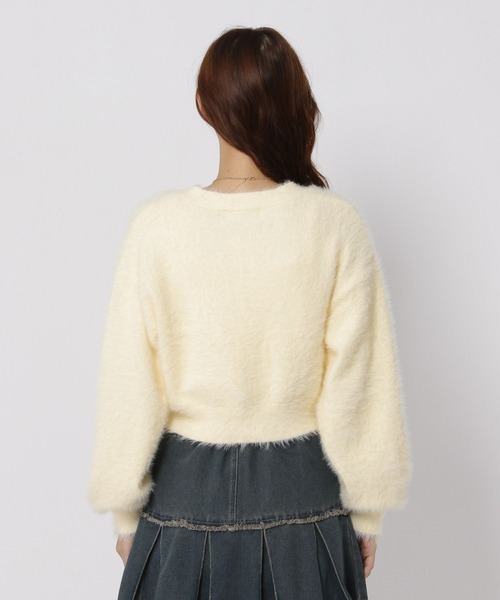 3.3 Field Trip （3.3フィールドトリップ）の「3.3 Field Trip／バラフェザーカーディガンSET（カーディガン/ボレロ・レディース・ネイビー/アイボリー・FREE）」の19枚目の写真