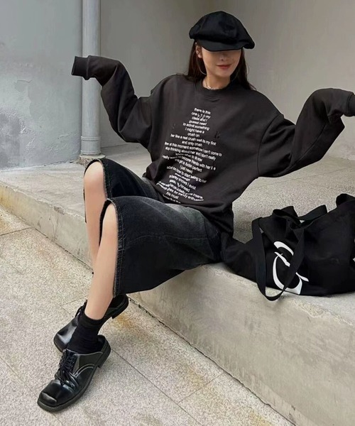 MEMECLE(メメクル)の「【 MEMECLE / メメクル 】ブラック デニム ハーフ ワイド バギーパンツ(デニムパンツ・レディース・ブラック・L/S/M)」の10枚目の写真
