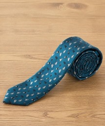 ZIP FIVE（ジップファイブ）の「【CHILLWORK by Quit Running】 猫デザイン 刺繍ネクタイ 洗えるイージーケア ネコ スリム（ネクタイ）」