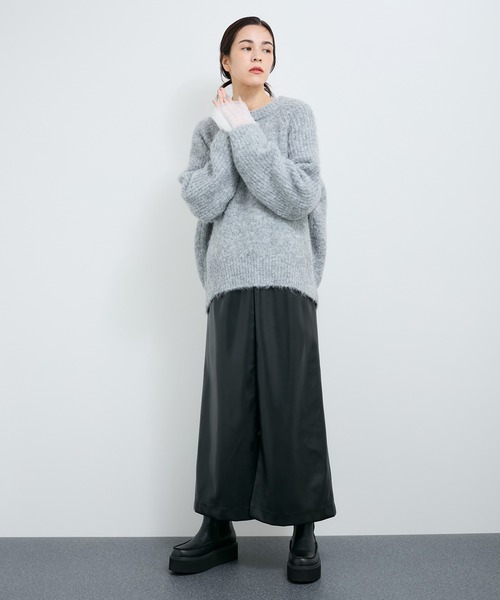 セール】袖チュールカットソー（Tシャツ/カットソー）｜LE