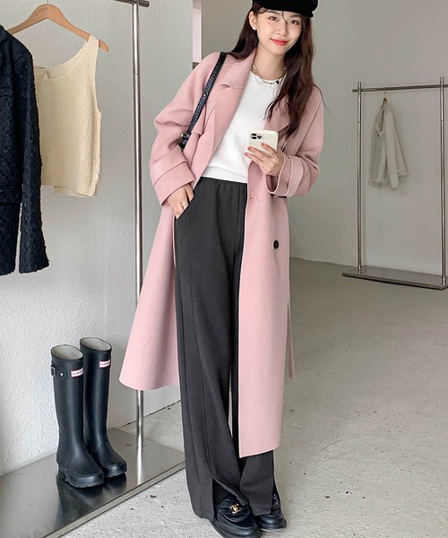 OSYAREVO(オシャレボ)の「スリット スウェット パンツ(スウェットパンツ・レディース・ベージュ/ネイビー/ブラック/オフホワイト・MEDIUM/LARGE/X-LARGE)」の16枚目の写真