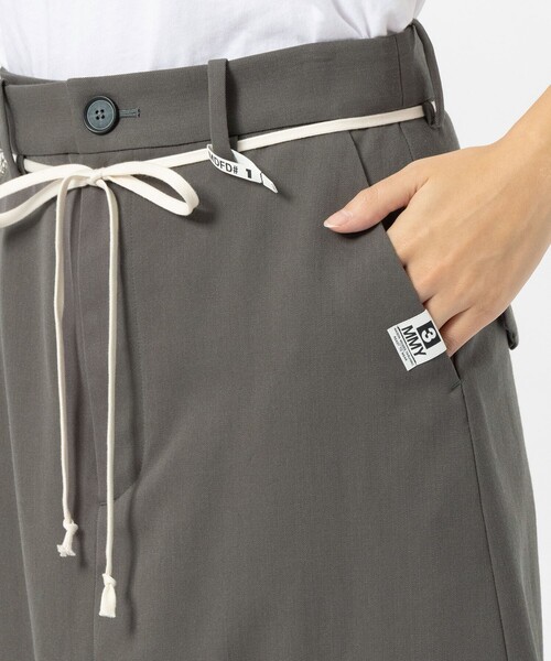 MIHARA YASUHIRO/ミハラヤスヒロ】WOOL PASTED SKIRT/ウール