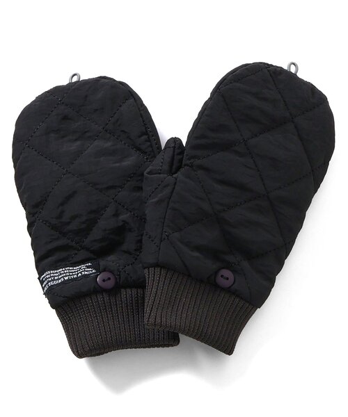 BREEZE（ブリーズ）の「キルト手袋（手袋・キッズ・ブラック/アイボリー/キャメル・95/120/140）」の2枚目の写真