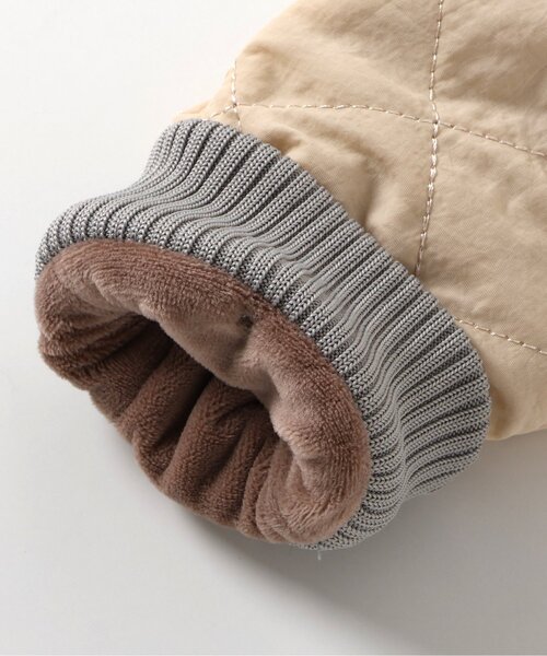 BREEZE（ブリーズ）の「キルト手袋（手袋・キッズ・ブラック/アイボリー/キャメル・95/120/140）」の7枚目の写真