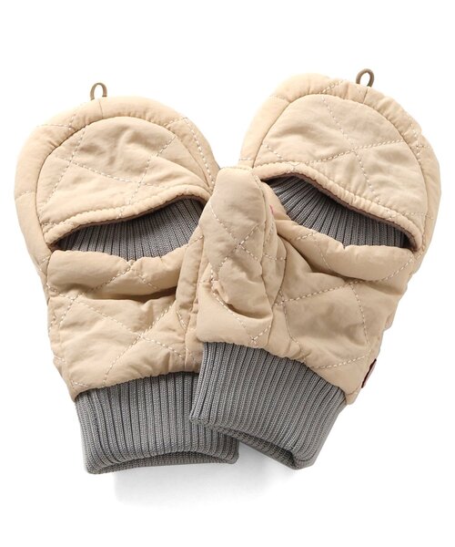 BREEZE（ブリーズ）の「キルト手袋（手袋・キッズ・ブラック/アイボリー/キャメル・95/120/140）」の10枚目の写真