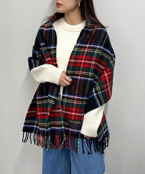 【TWEED MILL/ツイードミル】ジュラタータンウールストール45