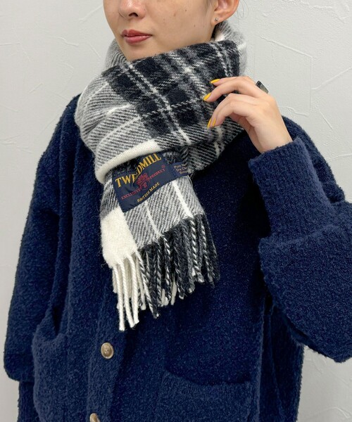 【セール】【TWEED MILL/ツイードミル】ジュラタータンウールストール45（ストール/ショール）｜fredy emue（フレディエミュ）