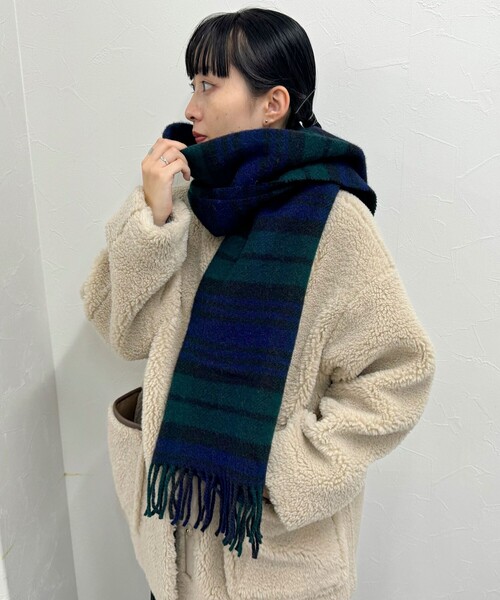 【TWEED MILL/ツイードミル】ジュラタータンウールストール45