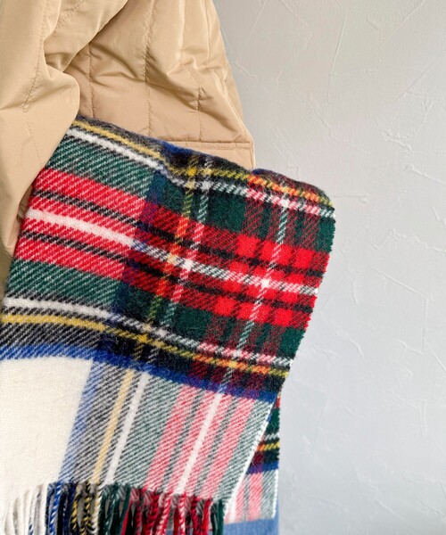 【TWEED MILL/ツイードミル】ジュラタータンウールストール45