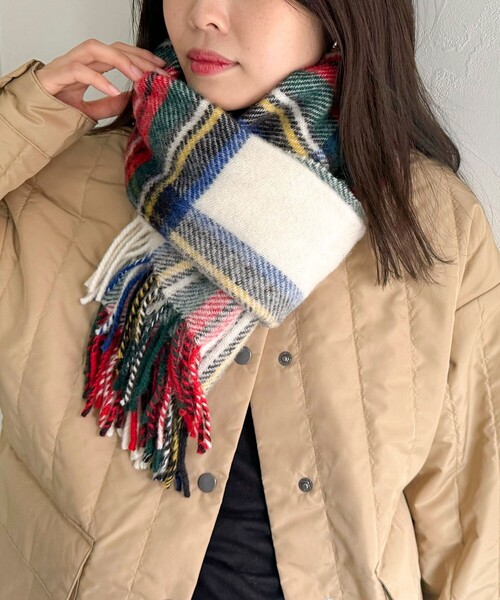 【TWEED MILL/ツイードミル】ジュラタータンウールストール45