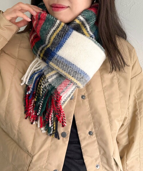 【TWEED MILL/ツイードミル】ジュラタータンウールストール45