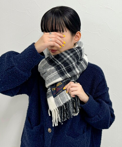 【TWEED MILL/ツイードミル】ジュラタータンウールストール45