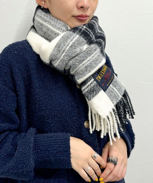 【TWEED MILL/ツイードミル】ジュラタータンウールストール45