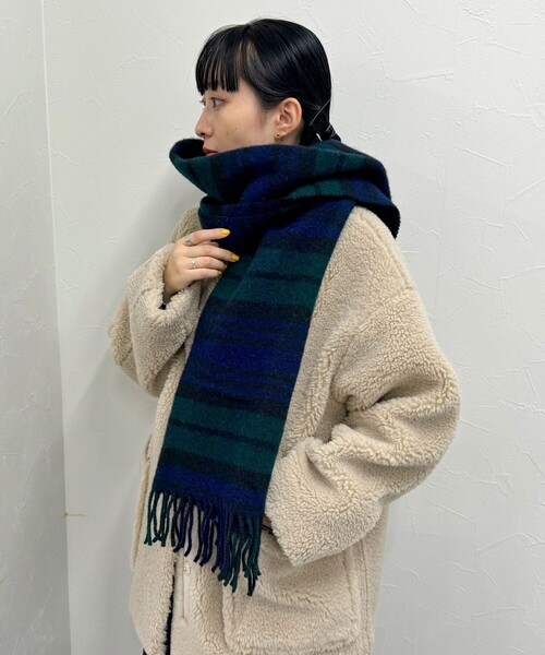 【TWEED MILL/ツイードミル】ジュラタータンウールストール45