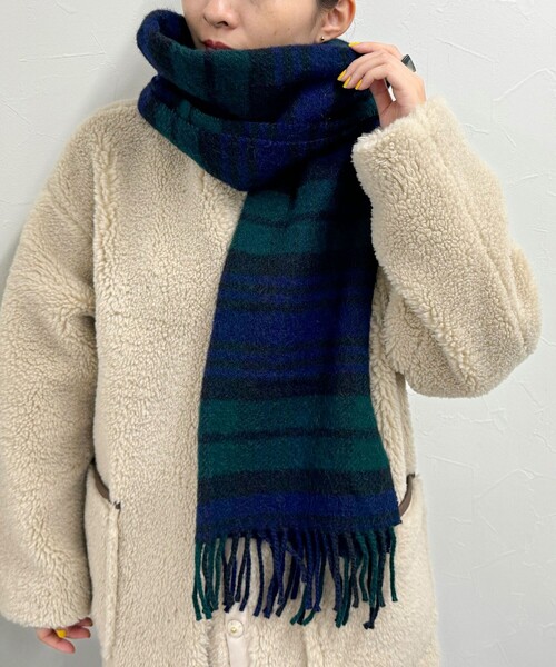 【TWEED MILL/ツイードミル】ジュラタータンウールストール45