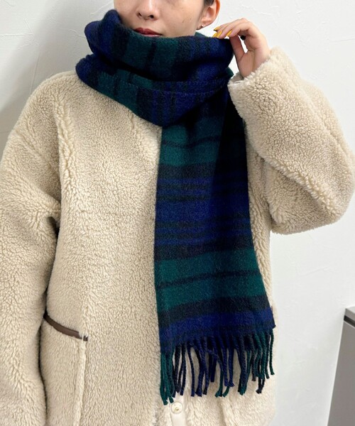 【TWEED MILL/ツイードミル】ジュラタータンウールストール45