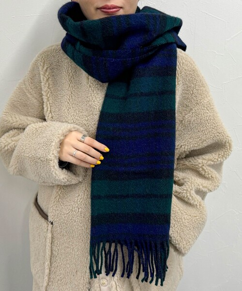 【TWEED MILL/ツイードミル】ジュラタータンウールストール45