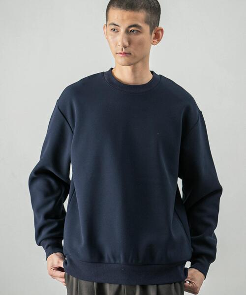 URBAN RESEARCH（アーバンリサーチ）の「フリースボンディングクルーネック（Tシャツ/カットソー・メンズ・ネイビー/グリーン系その他/ブラウン/ブラック・MEDIUM/LARGE）」の5枚目の写真