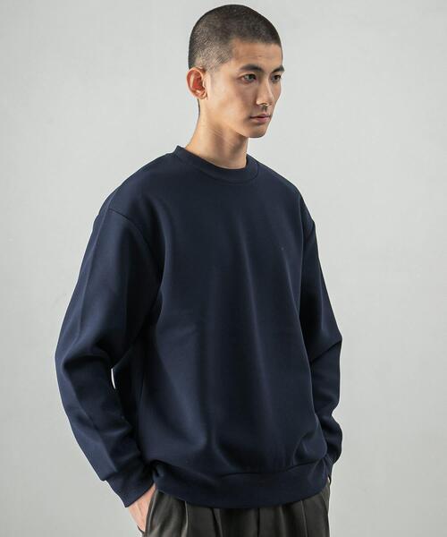 URBAN RESEARCH（アーバンリサーチ）の「フリースボンディングクルーネック（Tシャツ/カットソー・メンズ・ネイビー/グリーン系その他/ブラウン/ブラック・MEDIUM/LARGE）」の6枚目の写真