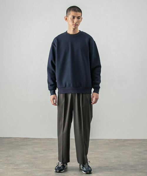 URBAN RESEARCH（アーバンリサーチ）の「フリースボンディングクルーネック（Tシャツ/カットソー・メンズ・ネイビー/グリーン系その他/ブラウン/ブラック・MEDIUM/LARGE）」の7枚目の写真