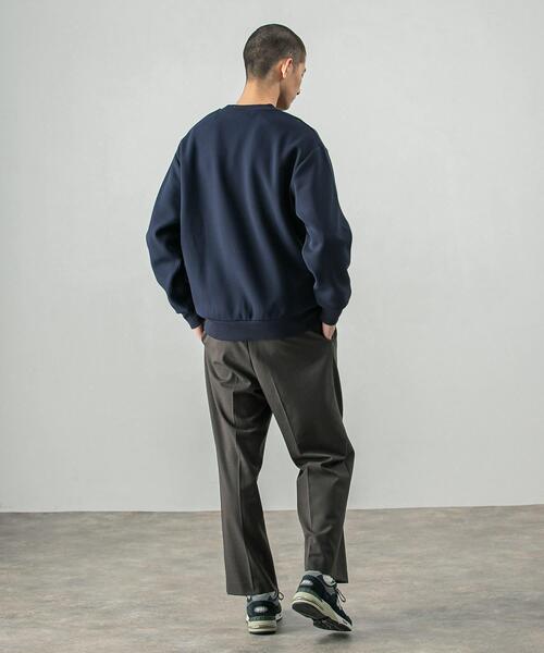 URBAN RESEARCH（アーバンリサーチ）の「フリースボンディングクルーネック（Tシャツ/カットソー・メンズ・ネイビー/グリーン系その他/ブラウン/ブラック・MEDIUM/LARGE）」の8枚目の写真